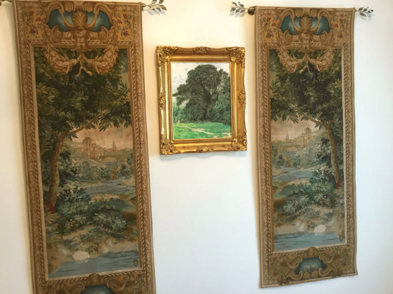 18th century verdure tapestry hangings