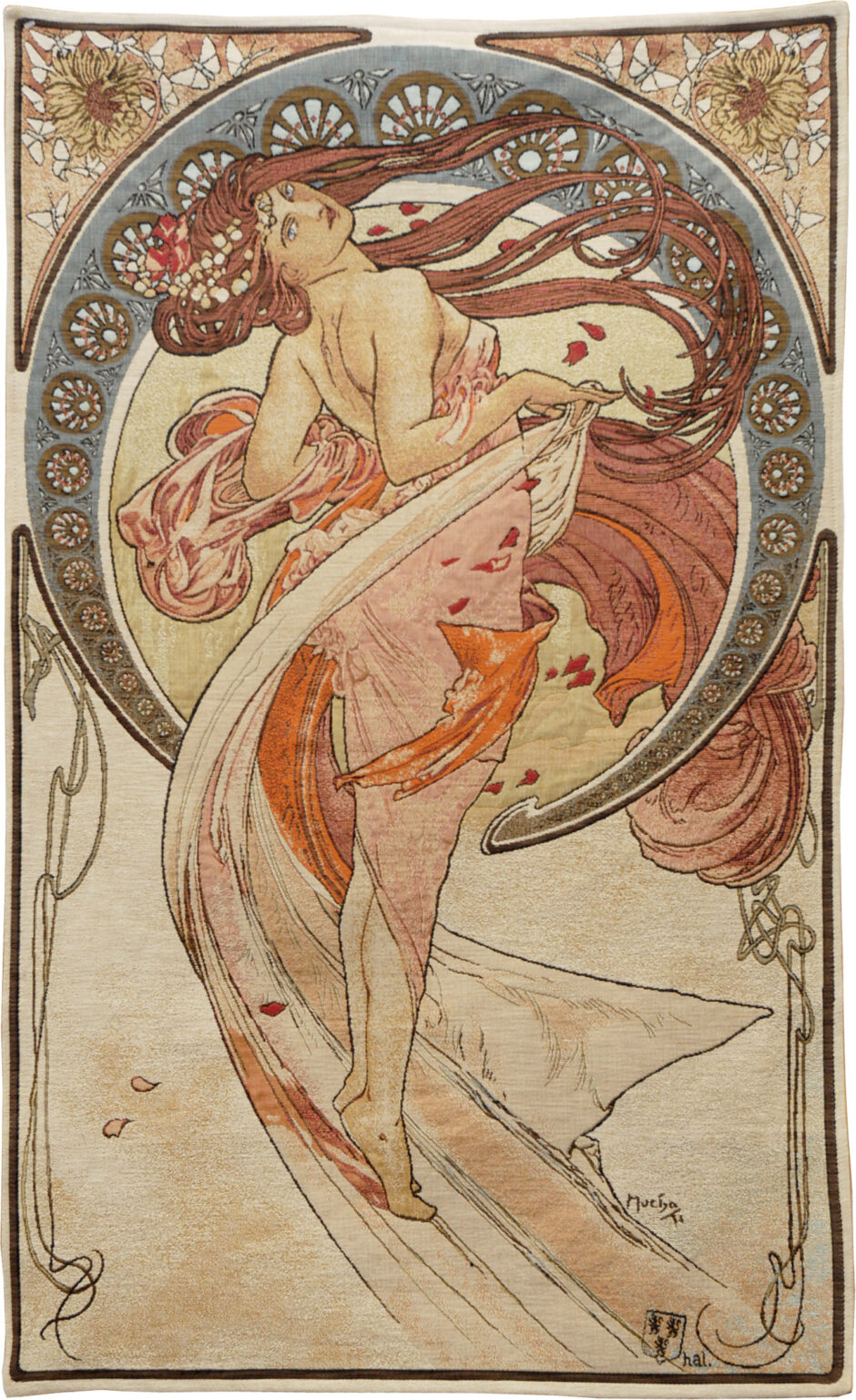 Alphonse Mucha tapestries Art Nouveau tapestry wallhangings