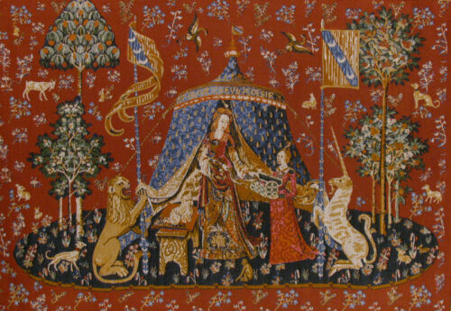 A Mon Seul Desir with no border - Lady with the Unicorn