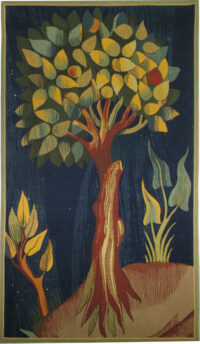 Apocalypse Tapestry Fruit Tree - 14th century medieval tapestries
