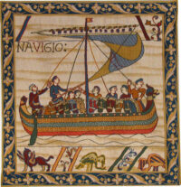 Bayeux Tapestry Navigio - Duke William sailing tapestries