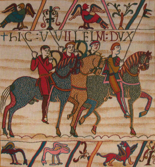 Bayeux Tapestry cavalry - Battle of Hastings tapestries