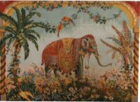 Elephant tapestry - French wallhanging tapestries