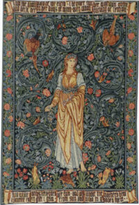Flora wall tapestry - William Morris tapestries - Poems by the Way