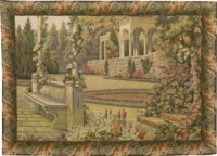 Gardens at Lake Como tapestryt - Italian wall tapestries