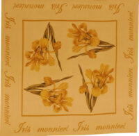Iris Monnieri tapestry tablecloth - botanical tapestries