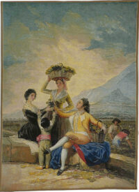 La Vendimia tapestry - Goya wall tapestries