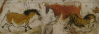 Lascaux, smaller tapestry - ancient art tapestries - cave paintings