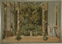 Parisian Conservatory tapestry - The Big Greenhouse wall-hanging