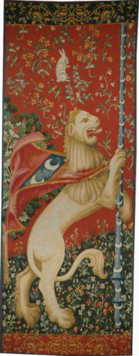 Rampant Lion tapestry - Lady with the Unicorn tapestries