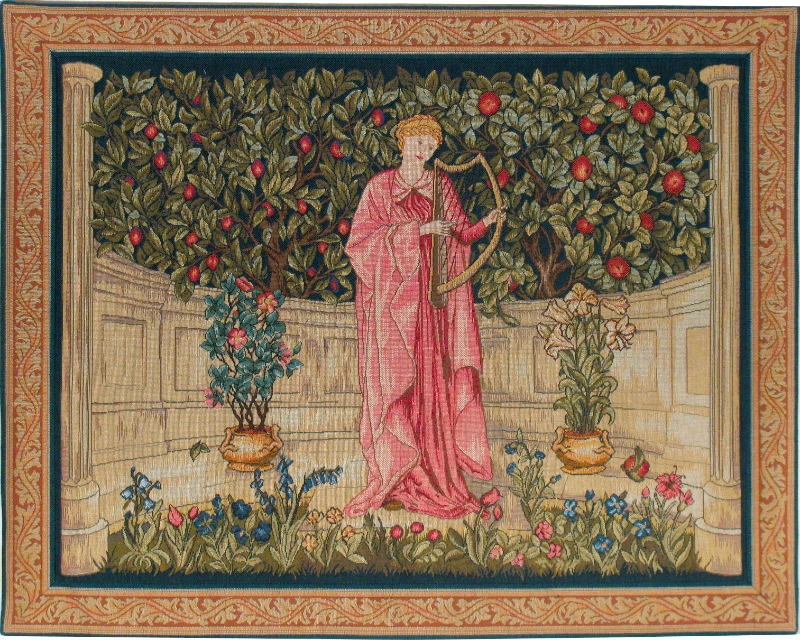 The Minstrel tapestry - Morris and Co tapestries designs