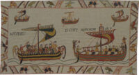 The Norman Fleet tapestry - Duke William's ships - Bayeux Tapestry