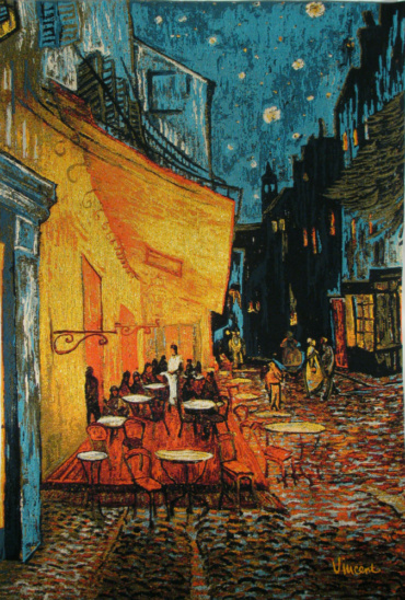 Van Gogh Cafe Terrace at Night - Vincent van Gogh tapestries