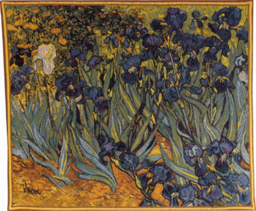 Vincent Van Gogh Irises tapestry - French tapestry wall art