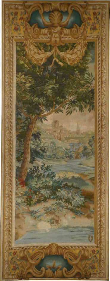 Verdure Cascade left tapestry - pair of wall tapestries