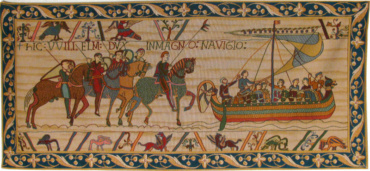 The Bayeux Tapestry - William Embarks from France