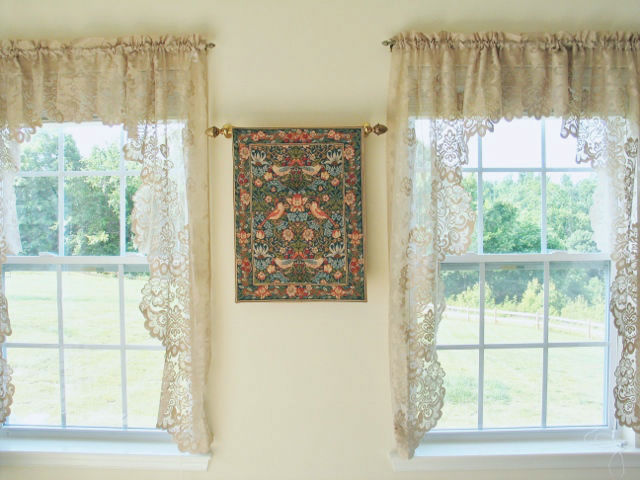 William Morris Strawberry Thief tapestry