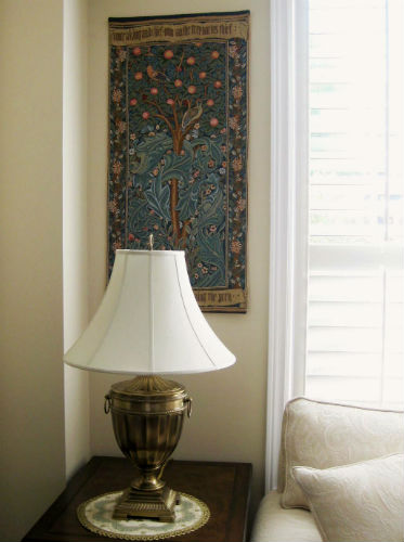 Woodpecker wall tapestry by William Morris