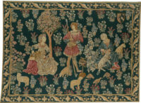 Woolworkers tapestry wallhanging - medieval wall tapestry