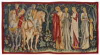 The Knights Depart tapestry - Holy Grail tapestries