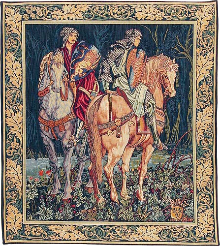 The Knights tapestry - French Camelot tapestries