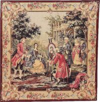 Society in the Park tapestry - French tapestries