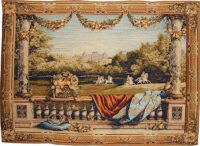 Chateau Bellevue tapestry - Charles le Brun wall tapestries
