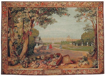 Versailles Promenade tapestry - Tentures des Jardins Versailles