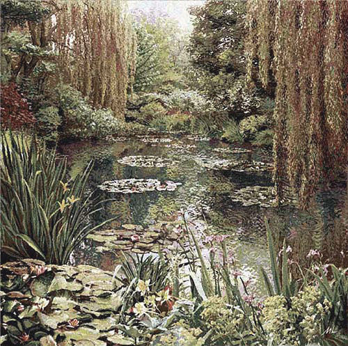 Monet's Garden tapestry 3 unbordered - Monet tapestries