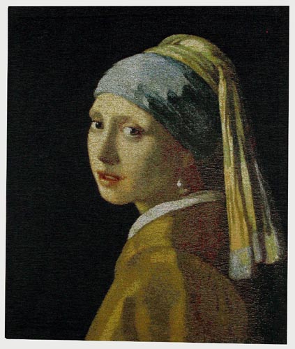 Girl with the Pearl Earing - Verrmeer tapestry wallhanging