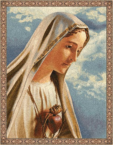Fatima wall tapestry - Belgian religious tapestry