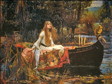 The Lady of Shalott tapestry - Pre-Raphaelite tapestries