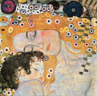 Klimt Mother and Child tapestry - The Three Ages of Woman