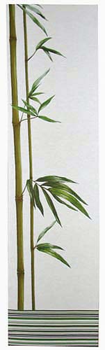 Bamboo white tapestry - French portiere tapestries