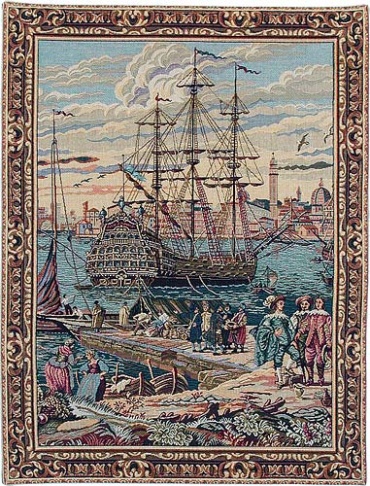 The Galleon tapestry - Venetian painting