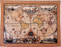 World Map tapestry - Nova Totivs Orbis