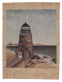 Old Lighthouse tapestry - French wall-hanging tapestries