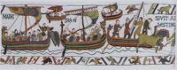 Bayeux Tapestry Armada - Norman ships - French wall-hanging
