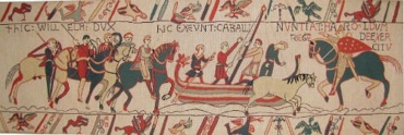 Bayeux Tapestry Duke William - early medieval embroidery