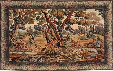 Hunters Rest tapestry - hunting wall hanging