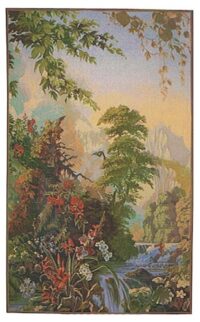 Garden of Delight Agapanthus tapestry - Eden tapestries