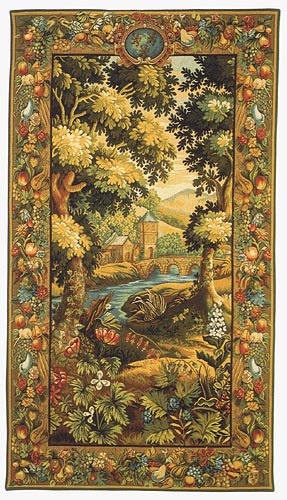 Verdure Hautil tapestry - 18th century Beauvais tapestries