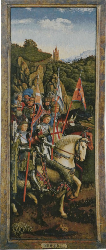 The Knights of Christ - Ghent Altarpiece tapestries