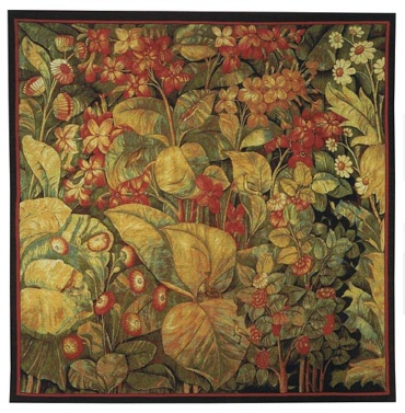 Fiori tapestry wallhanging - flowers and leaves