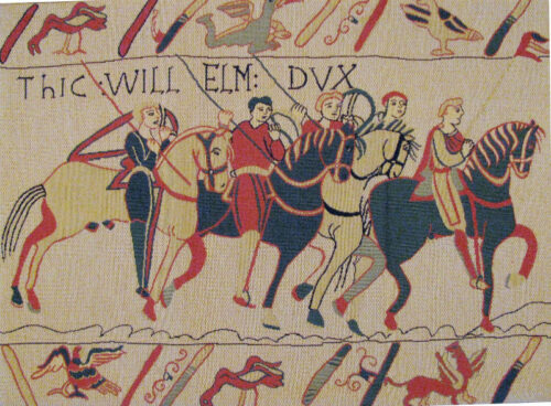 Bayeux Tapestry Duke William's Horses - Norman cavalry