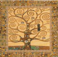 A Klimt Tree of Life tapestry - Gustav Klimt wall tapestries