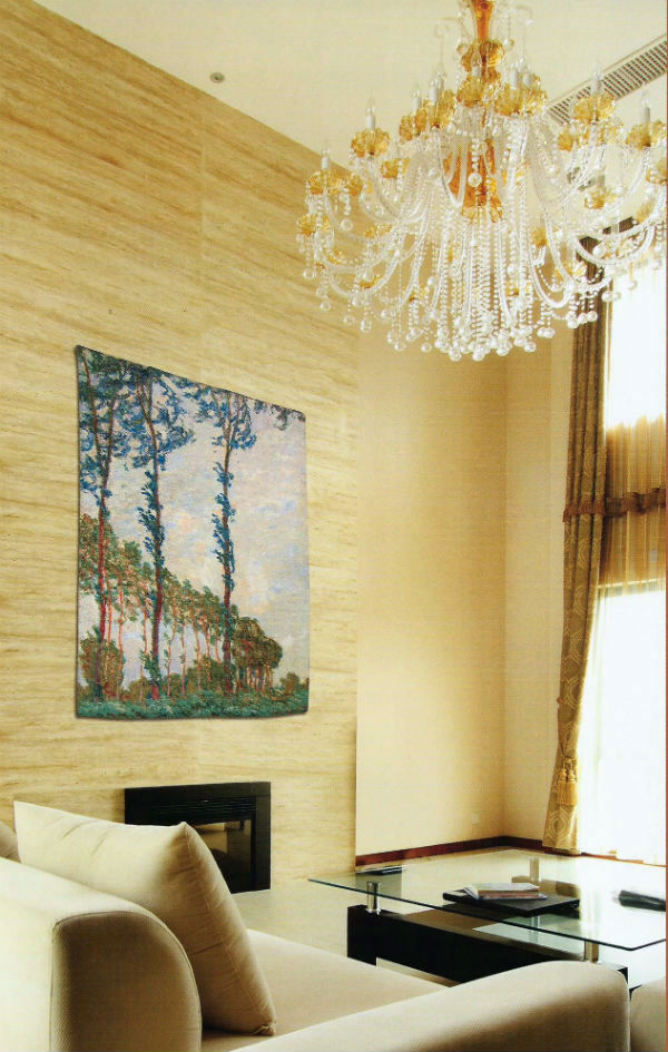 Claude Monet tapestry wallhanging