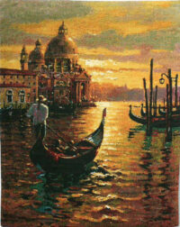Venetian Sunset tapestry - Venice wall-hanging - Bob Pejman