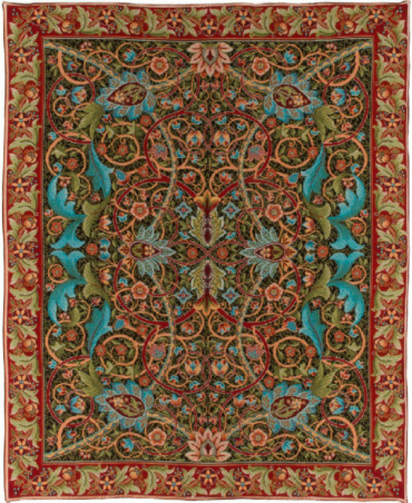 Bullerswood Throw - William Morris carpet design - tablecloth