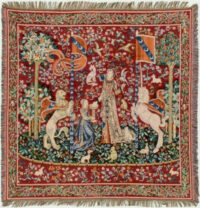 Lady with the Unicorn throw - French throw or tablecloth
